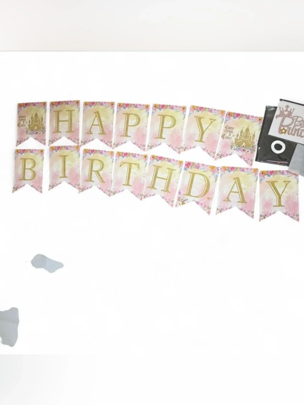 Princess once upon a time Birthday Party Supplies Set